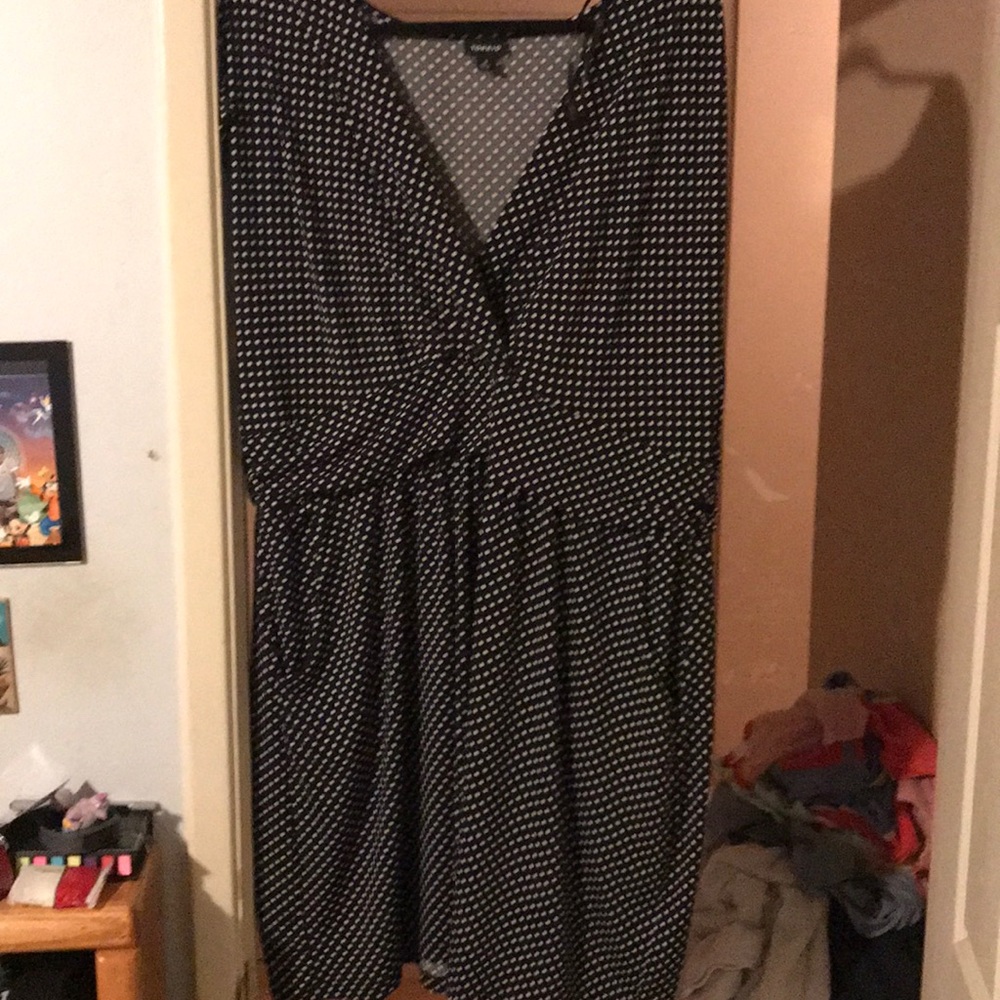 Torrid polka dot dress size 3